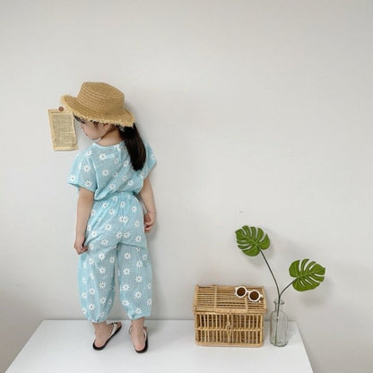 [PRE-ORDER] Daisy Check Top Bottom Set