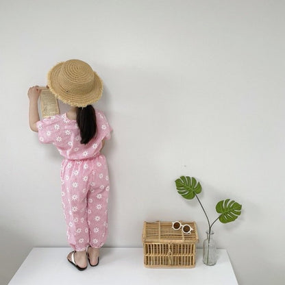[PRE-ORDER] Daisy Check Top Bottom Set