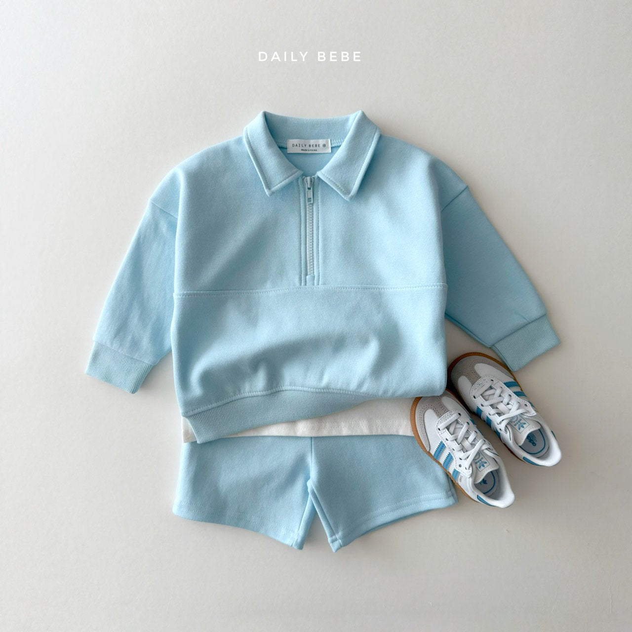 [PRE-ORDER] Half Zip-Up Top Bottom Set