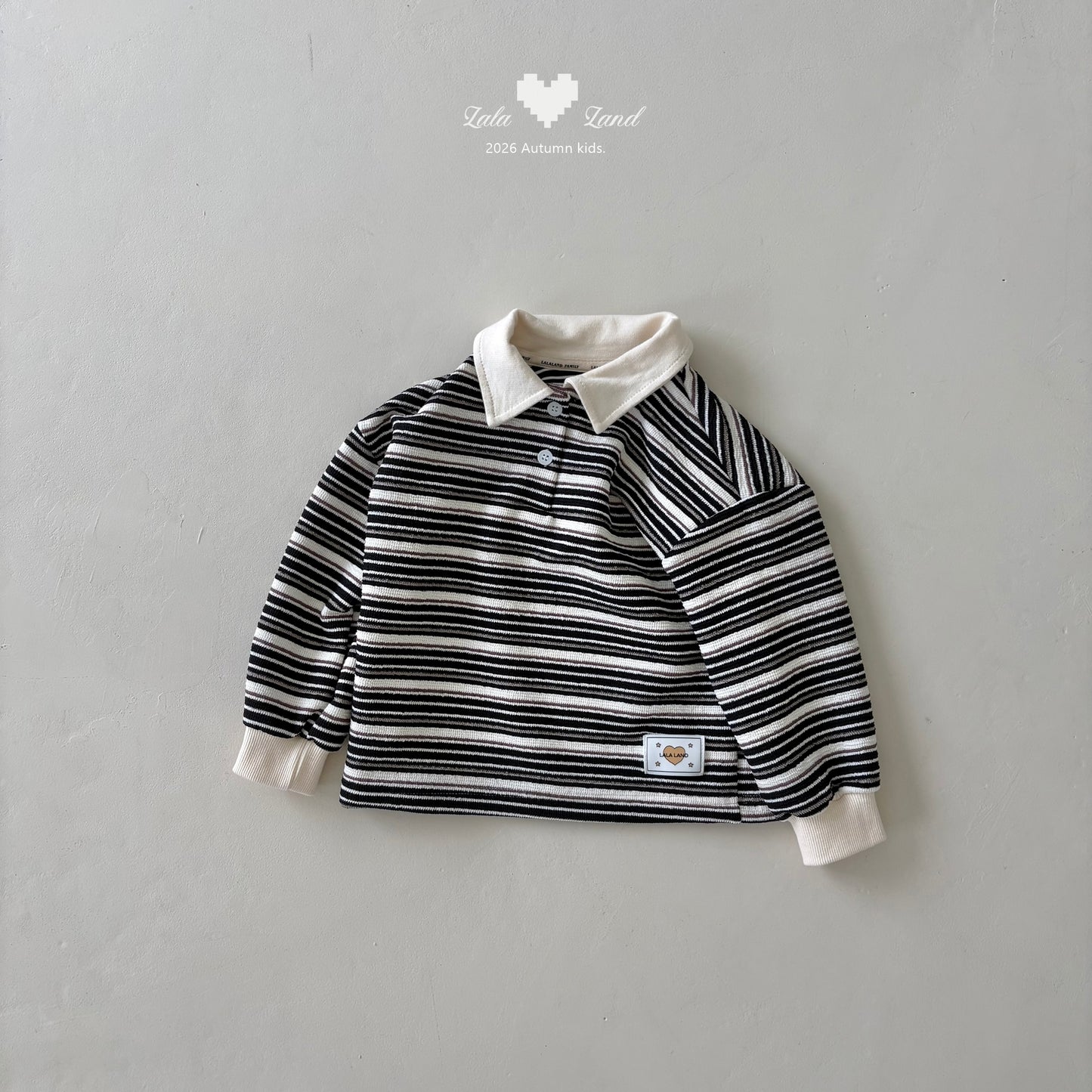 [PRE-ORDER] Pigment Stripe Collar T-Shirts