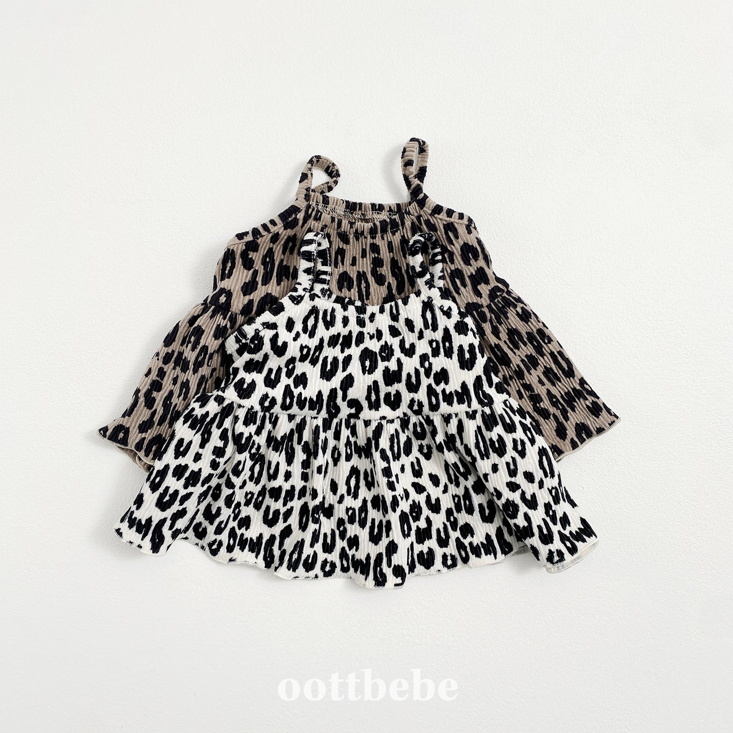 [PRE-ORDER] Leopard Baby Top Bottom Set