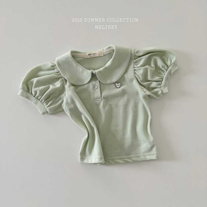 [PRE-ORDER] Heart Label Collar T-Shirts