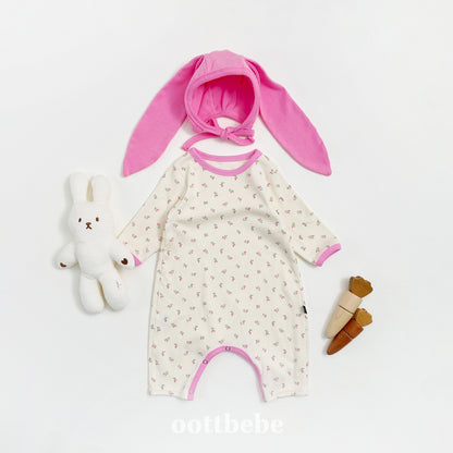 [PRE-ORDER] Flower Berry Body Suit