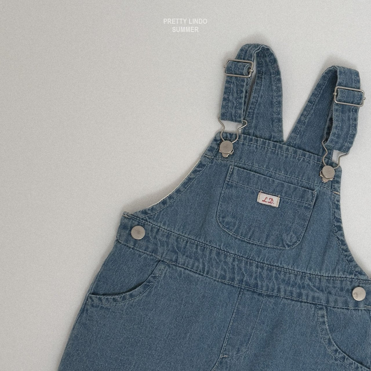 [PRE-ORDER] Denim Suspender Dress