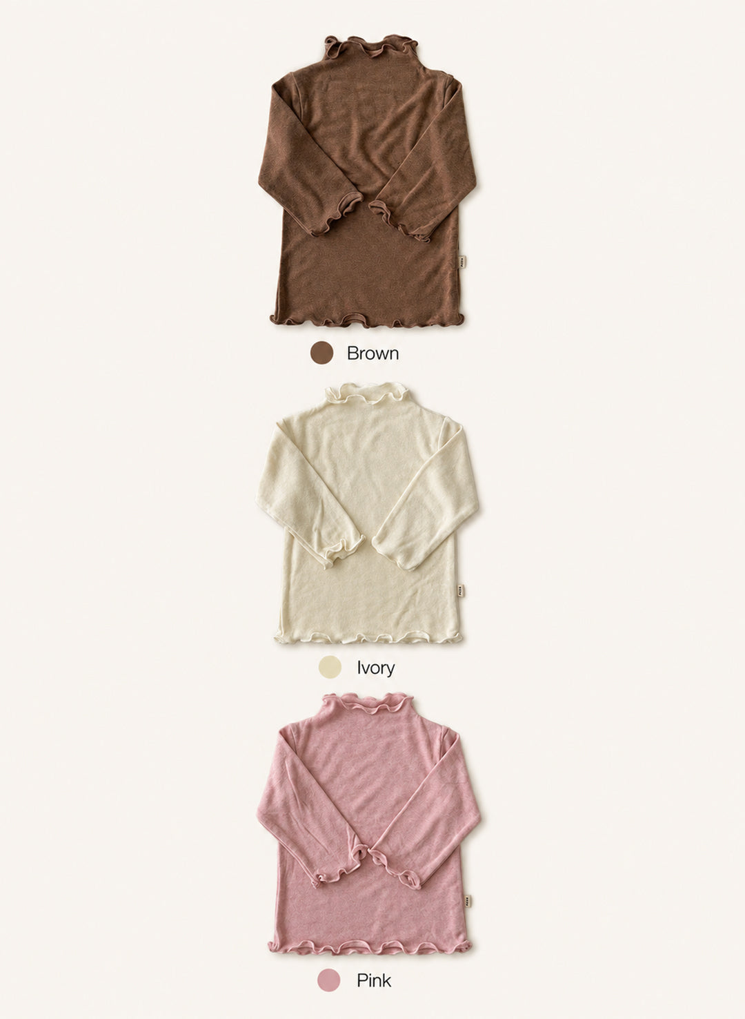 Soft T-Shirts [Brown/M(1-2yr)]