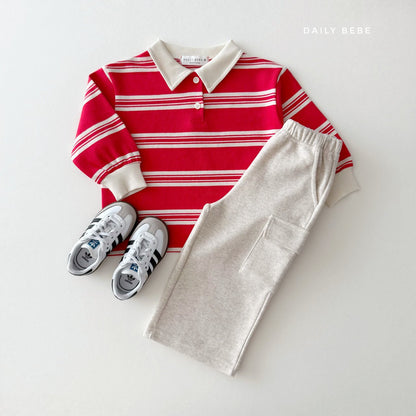 [PRE-ORDER] Collar Stripe T-Shirts