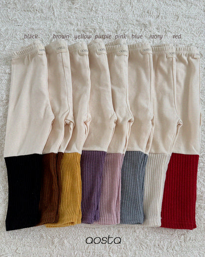 Every Day Leggings [Red/L(2-3yr)]