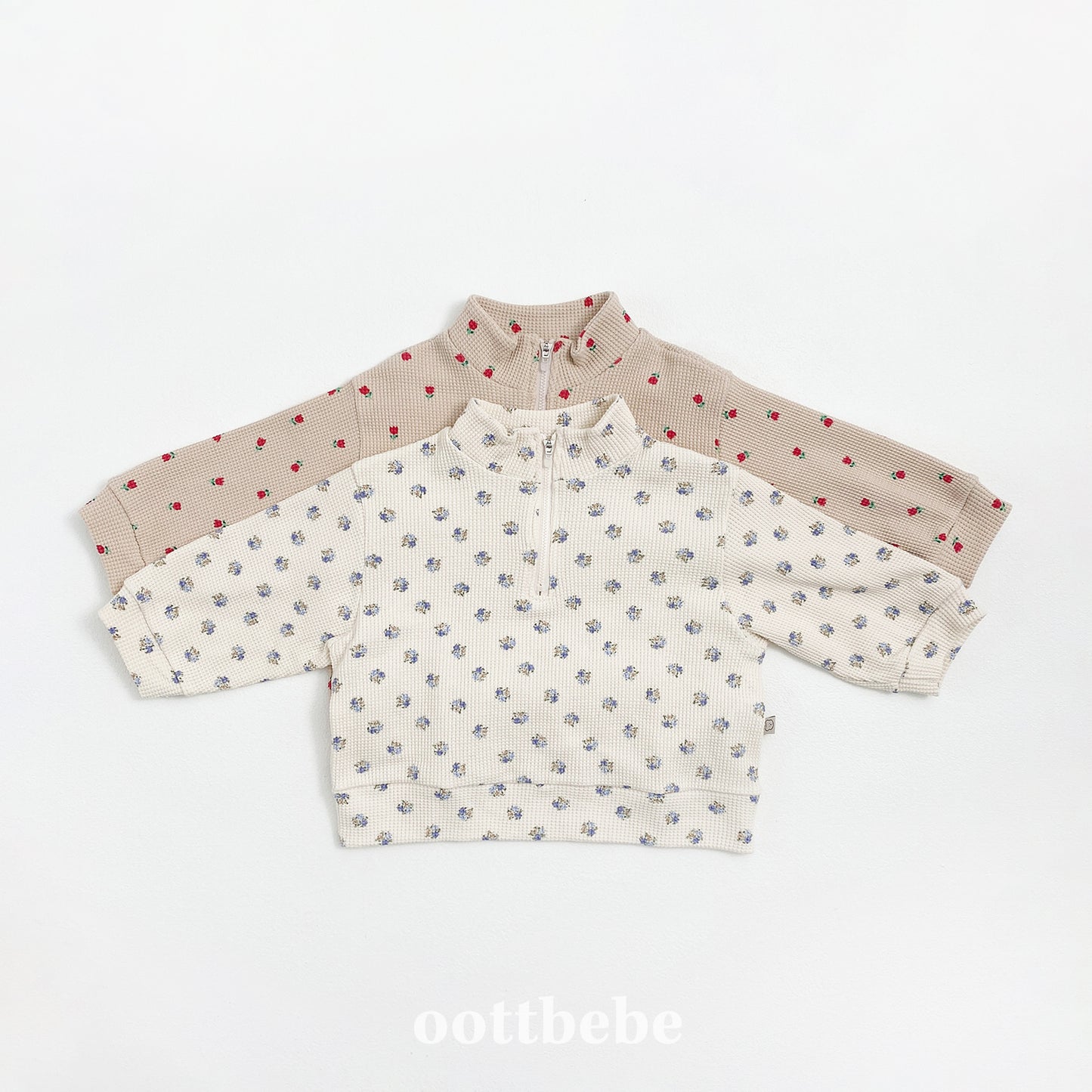 [PRE-ORDER] Sweet Waffle Anorak Top Bottom Set