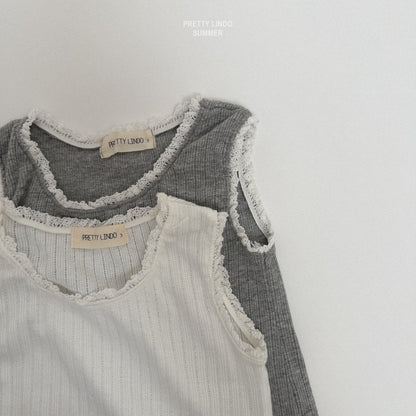 [PRE-ORDER] Lace Sleeveless T-Shirts