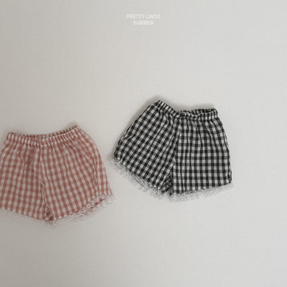 [PRE-ORDER] Check Frill Shorts