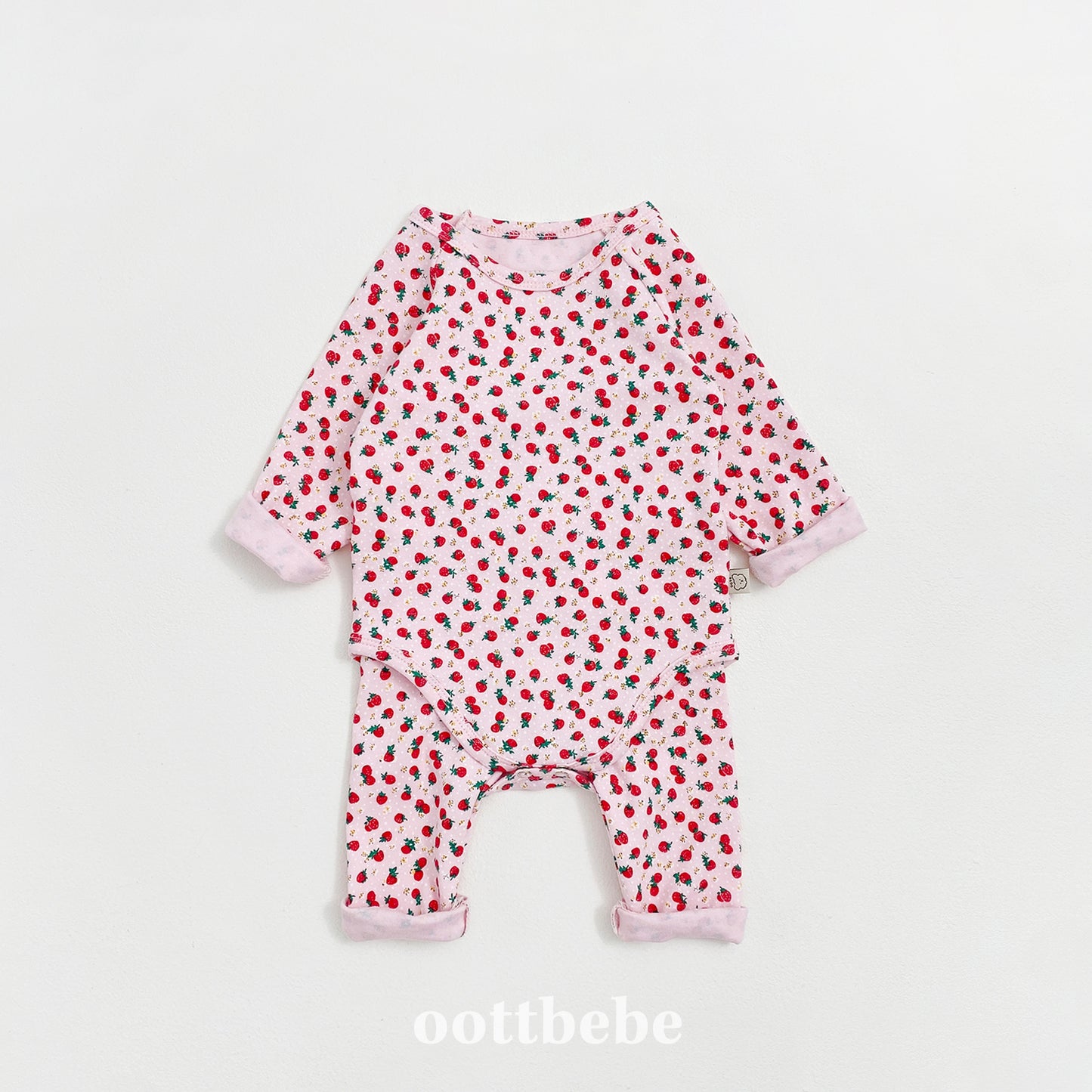 [PRE-ORDER] Strawberry Body Suit + Leggings Set