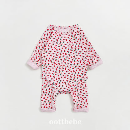 [PRE-ORDER] Strawberry Body Suit + Leggings Set