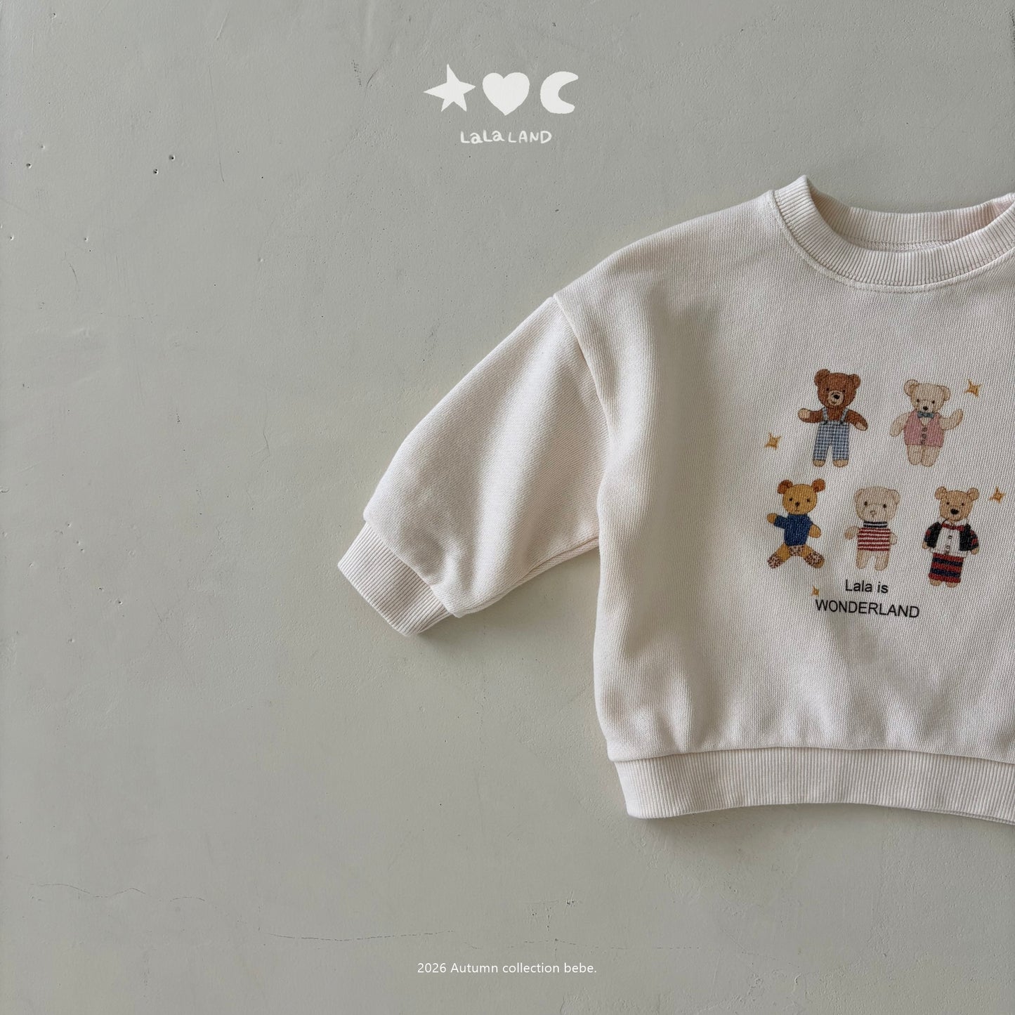 [PRE-ORDER] Bear Friends Baby Sweatshirts