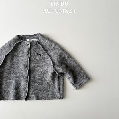 Mini Ribbon Cardigan [Pink/M(3-4yr)]