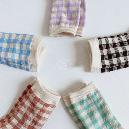 [PRE-ORDER] Natural Check Socks Set