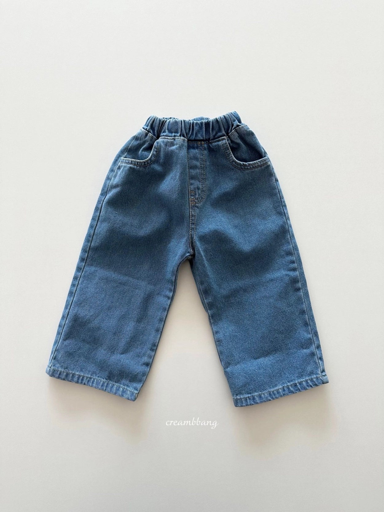 Oversized Buckle Denim Pants