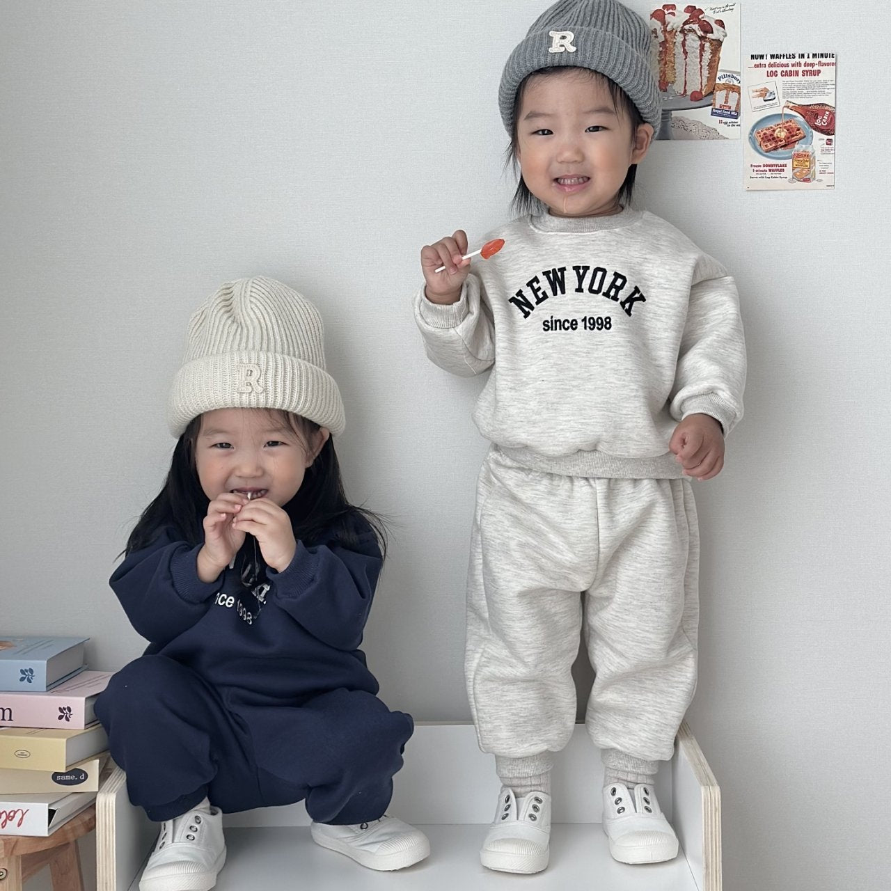 [PRE-ORDER] New York Fleece Top Bottom Set