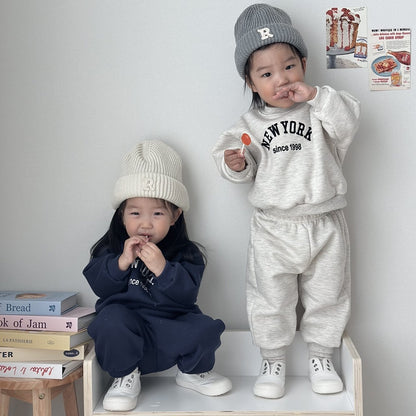 [PRE-ORDER] New York Fleece Top Bottom Set