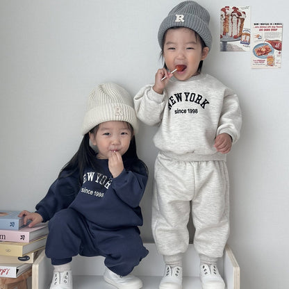 [PRE-ORDER] New York Fleece Top Bottom Set