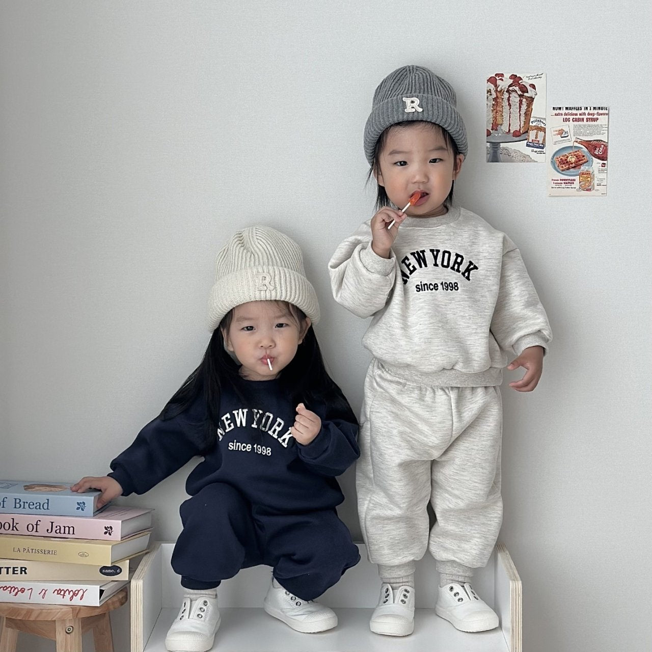 [PRE-ORDER] New York Fleece Top Bottom Set