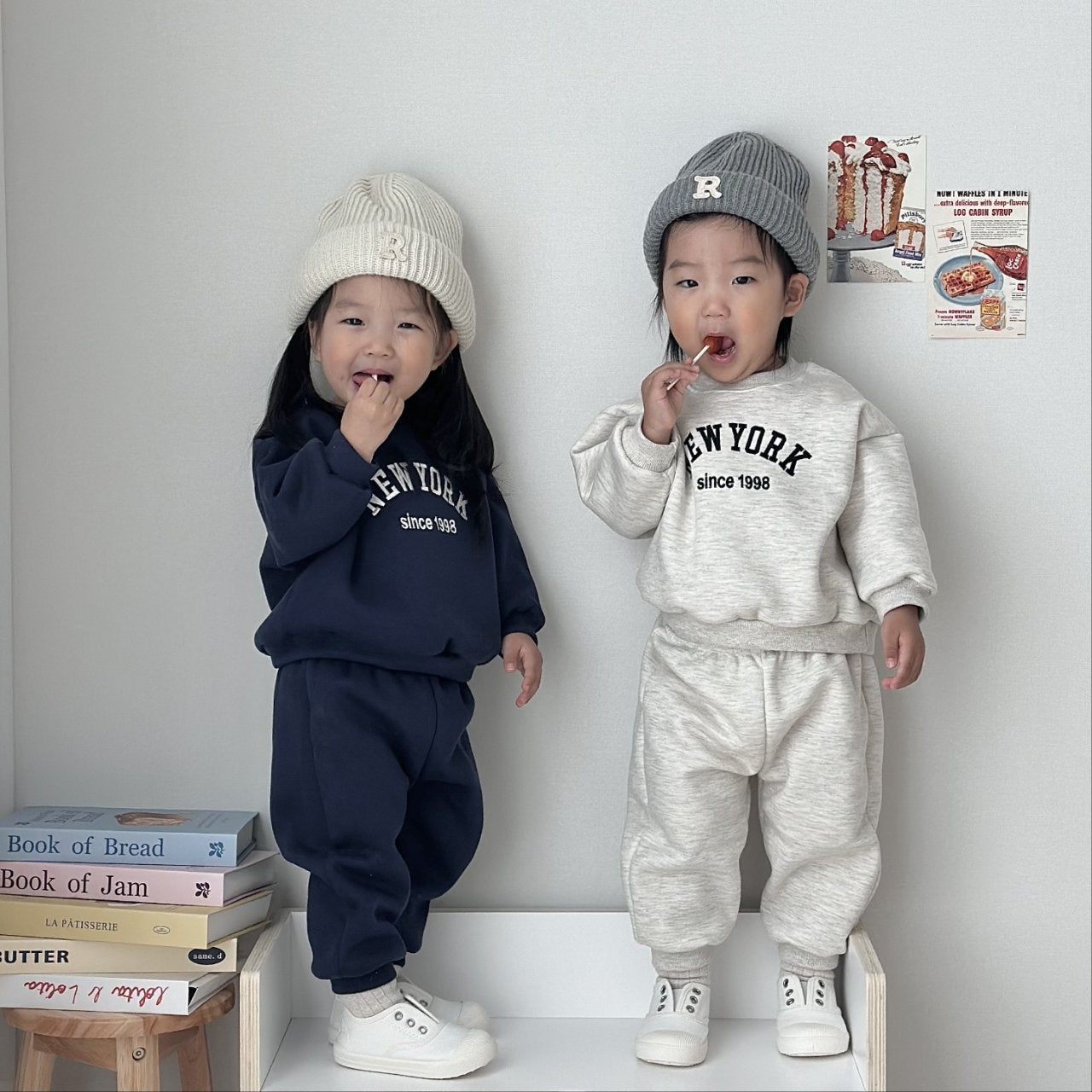 [PRE-ORDER] New York Fleece Top Bottom Set