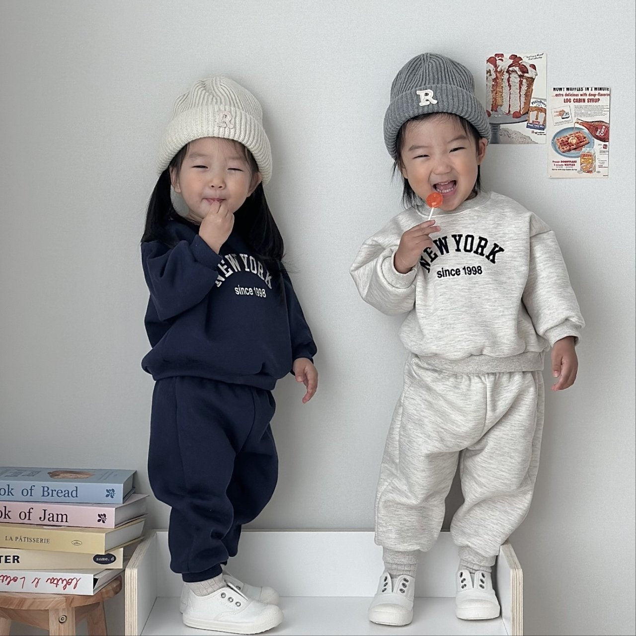 [PRE-ORDER] New York Fleece Top Bottom Set