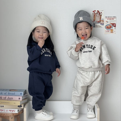 [PRE-ORDER] New York Fleece Top Bottom Set