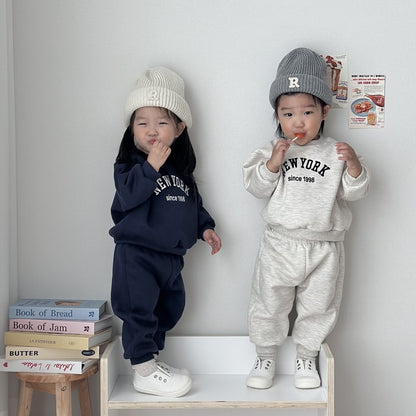 [PRE-ORDER] New York Fleece Top Bottom Set