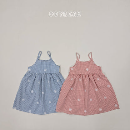 [PRE-ORDER] Floral Check Dress
