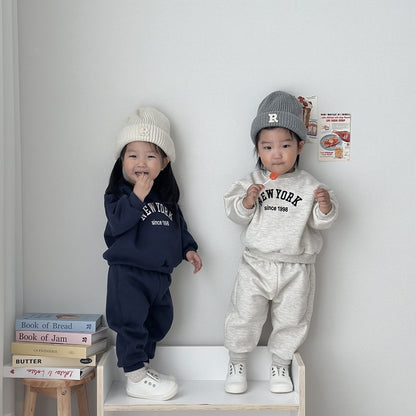 [PRE-ORDER] New York Fleece Top Bottom Set