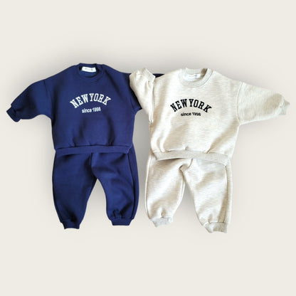 [PRE-ORDER] New York Fleece Top Bottom Set