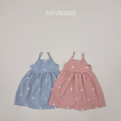 [PRE-ORDER] Floral Check Dress