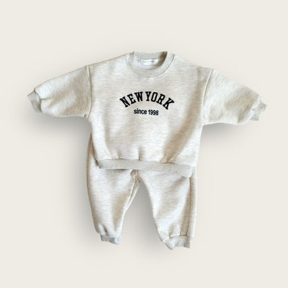 [PRE-ORDER] New York Fleece Top Bottom Set