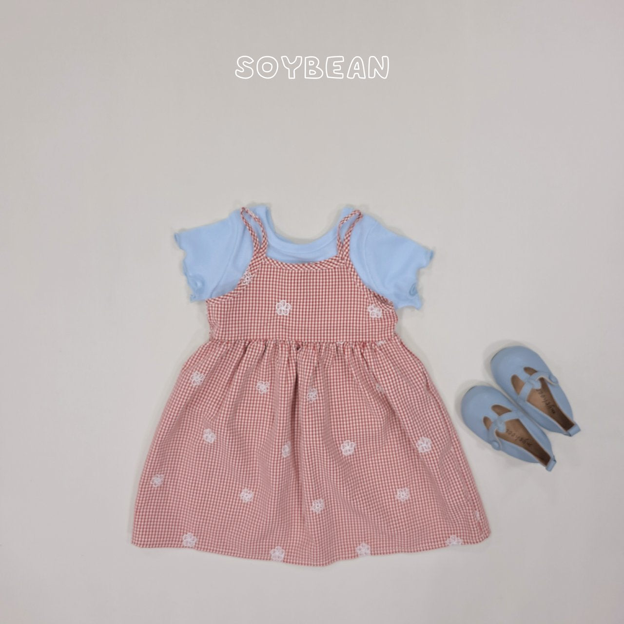 [PRE-ORDER] Floral Check Dress