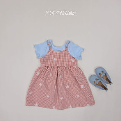 [PRE-ORDER] Floral Check Dress