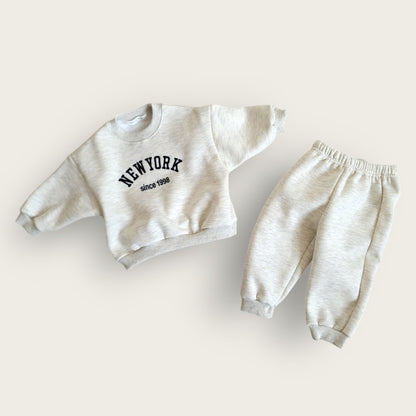 [PRE-ORDER] New York Fleece Top Bottom Set