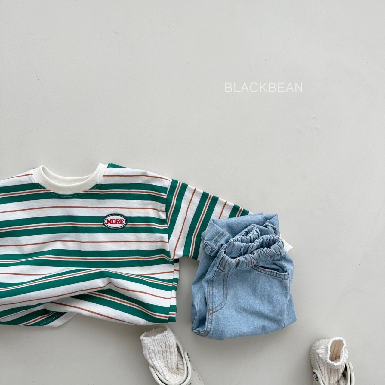 More Stripe T-Shirts [Green/S(2-3yr)]