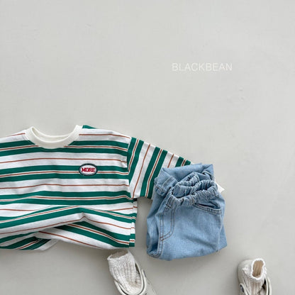 More Stripe T-Shirts [Green/S(2-3yr)]