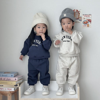 [PRE-ORDER] New York Fleece Top Bottom Set