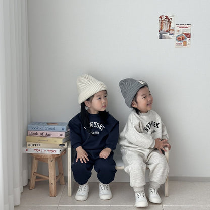 [PRE-ORDER] New York Fleece Top Bottom Set