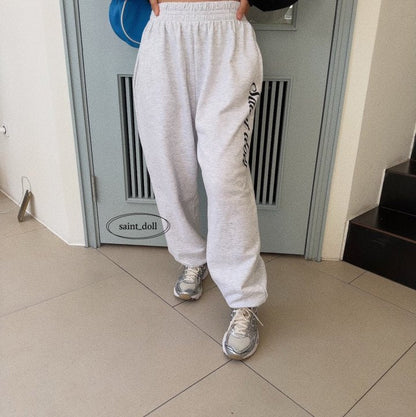 Saint Doll Jogger Pants [White Melange/JM(9-10yr)]