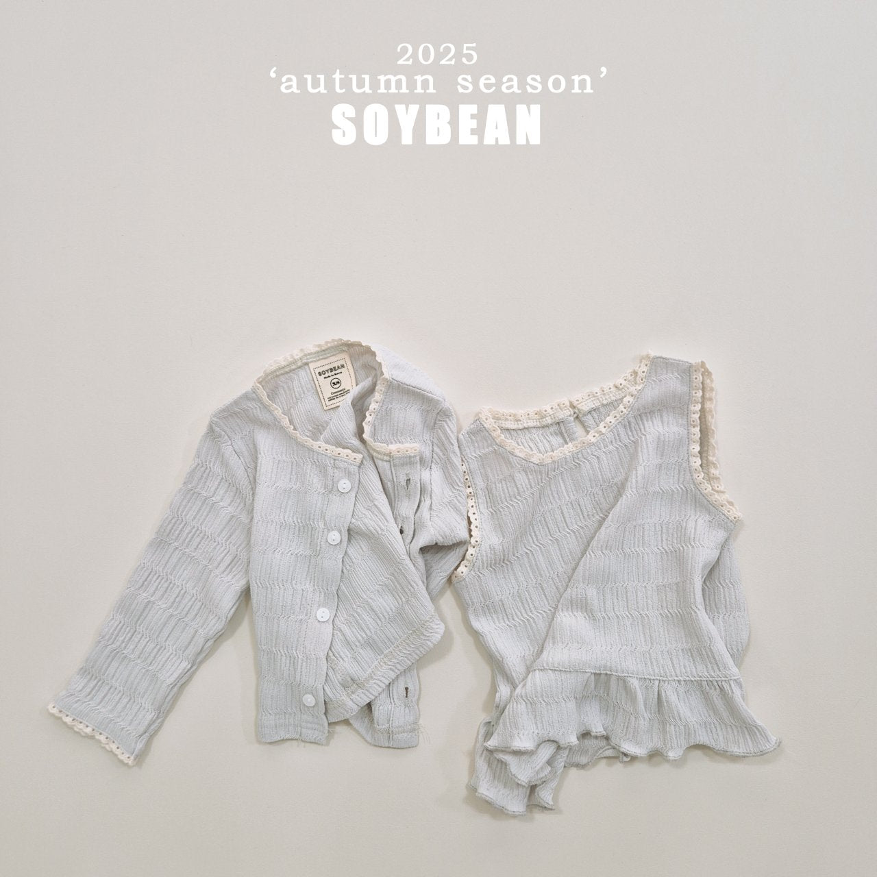 [PRE-ORDER] Lace Cardigan + Tank Top Set