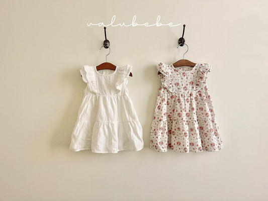 [PRE-ORDER] Rosy Wing Frill Dress