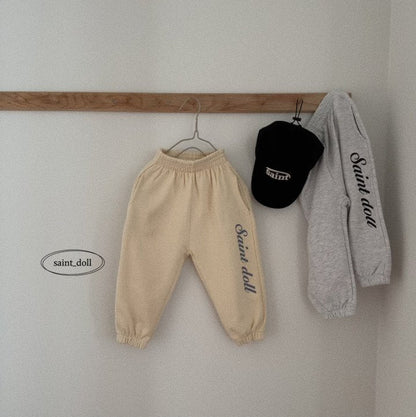 Saint Doll Jogger Pants [White Melange/JM(9-10yr)]
