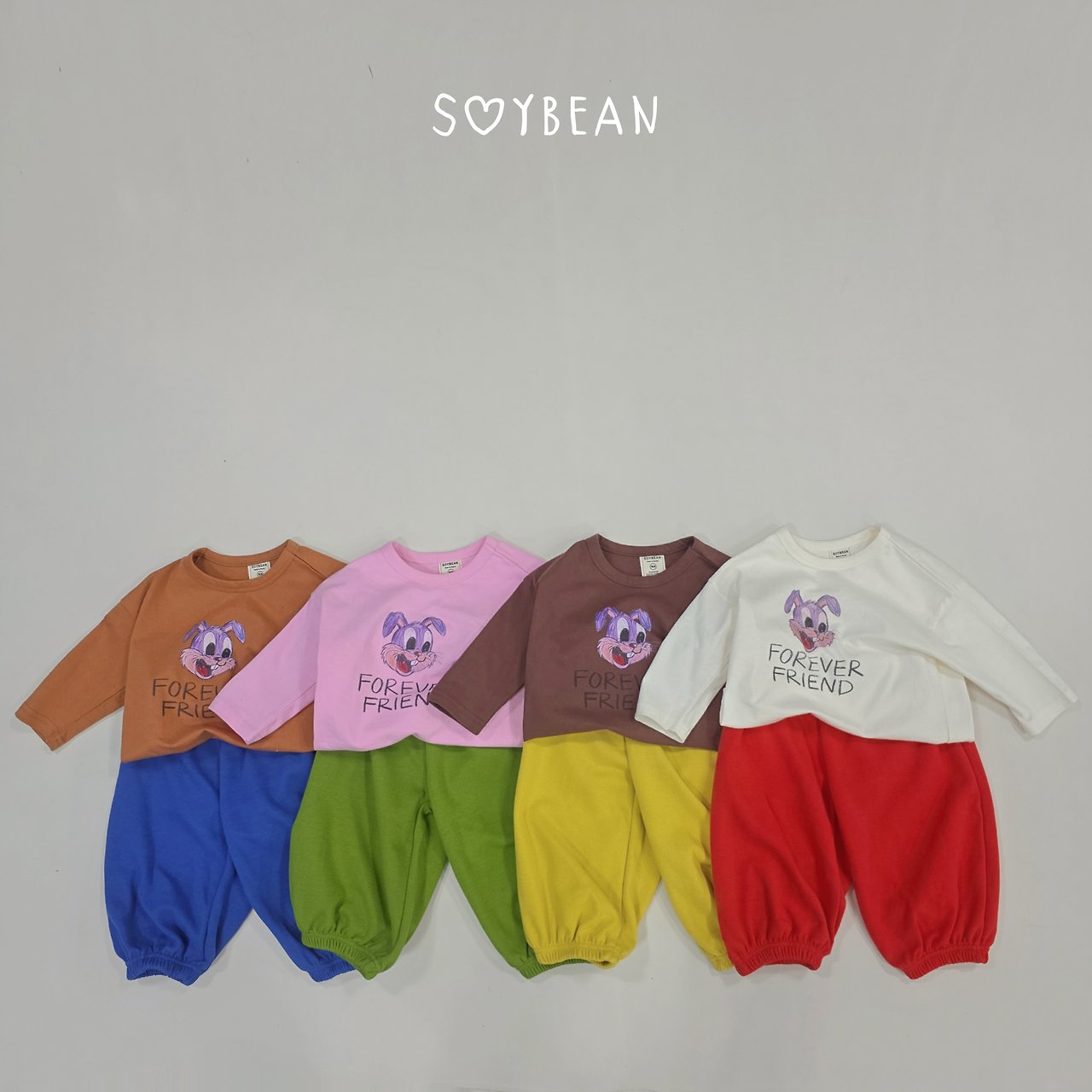 [PRE-ORDER] Bunny Friends Top Bottom Set