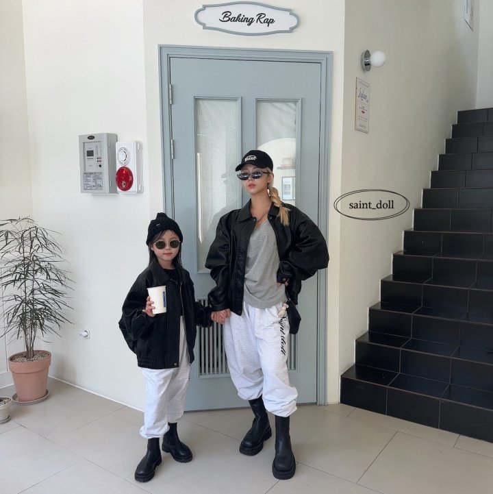 Saint Doll Jogger Pants [White Melange/JM(9-10yr)]
