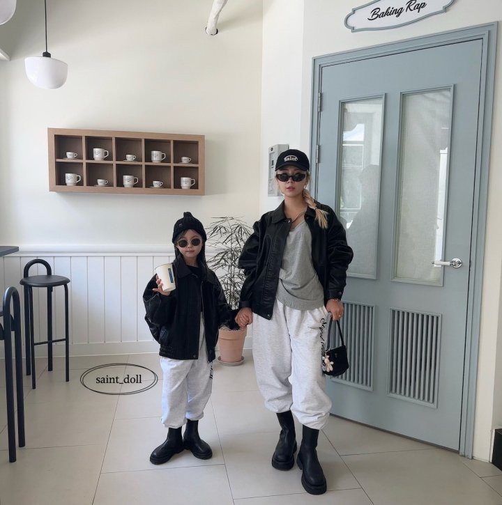 Saint Doll Jogger Pants [White Melange/JM(9-10yr)]