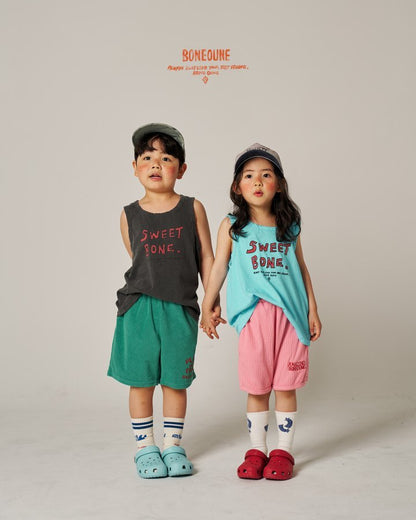 Waffle Shorts [Melange Grey/XS(1-2yr)]