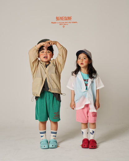 Waffle Shorts [Melange Grey/XS(1-2yr)]