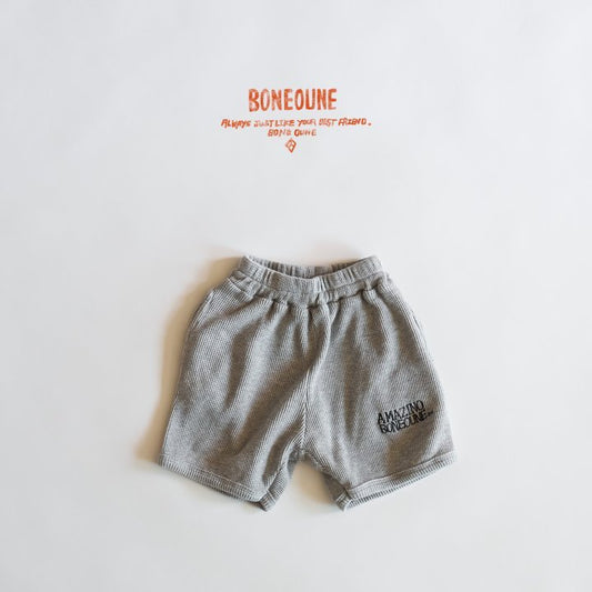 Waffle Shorts [Melange Grey/XS(1-2yr)]